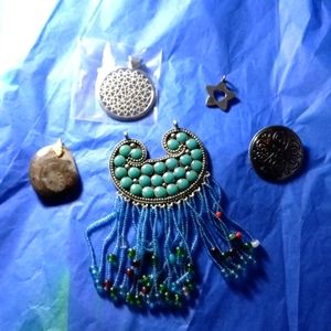 B-26 lot of silver toned jewelry